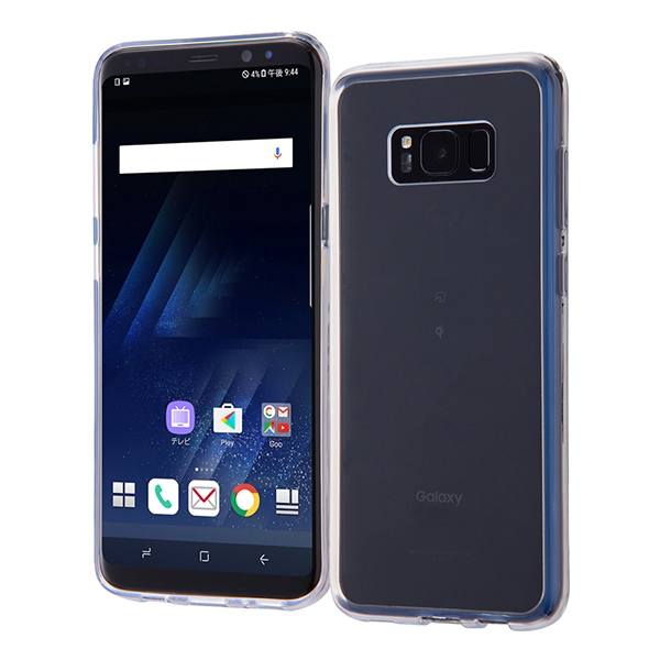 docomo Galaxy S8+ SC-03J/au Galaxy S8+ SCV35ハイブリッドケース クリア