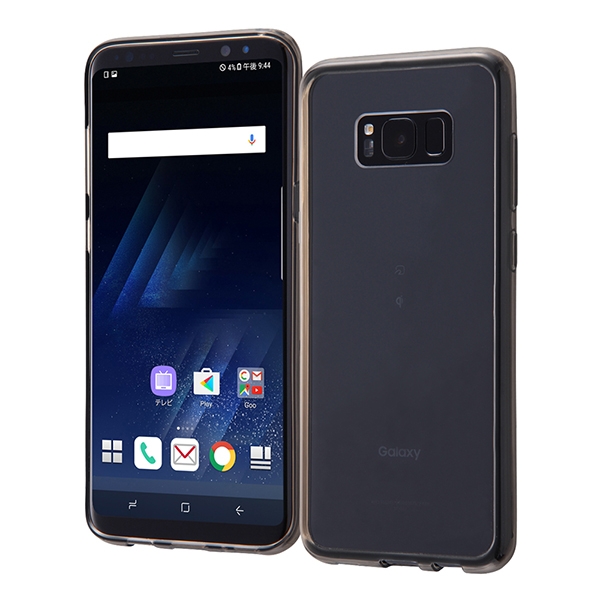 docomo Galaxy S8+ SC-03J/au Galaxy S8+ SCV35ハイブリッドケース ブラック