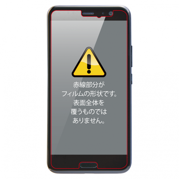 au HTC U11 HTV33/SoftBank HTC U11液晶保護フィルム 指紋防止 光沢