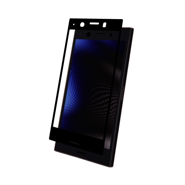 Xperia XZ1 Compactガラスフィルム 3D 9H 全面保護 反射防止
