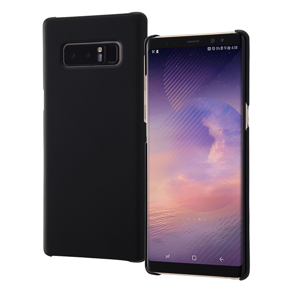 Galaxy Note8ハードケース マットコート ブラック