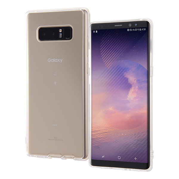 Galaxy Note8ハイブリッドケース クリア