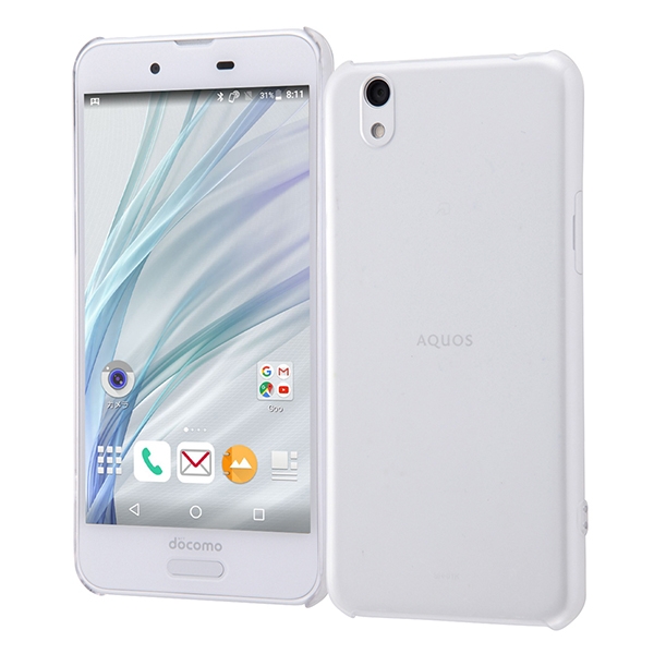 AQUOS sense/AQUOS sense lite/AQUOS sense basicハードケース 3Hコート クリア