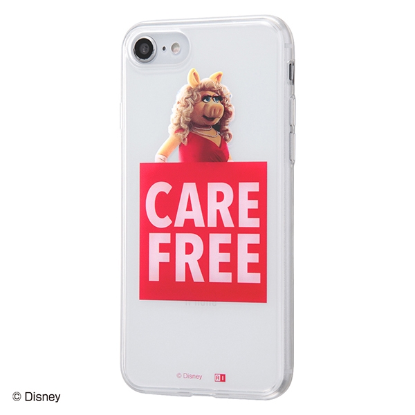 iPhone SE（第3・2世代）/8/7TPUケース+背面パネル マペッツ ミス・ピギー/Care free_1