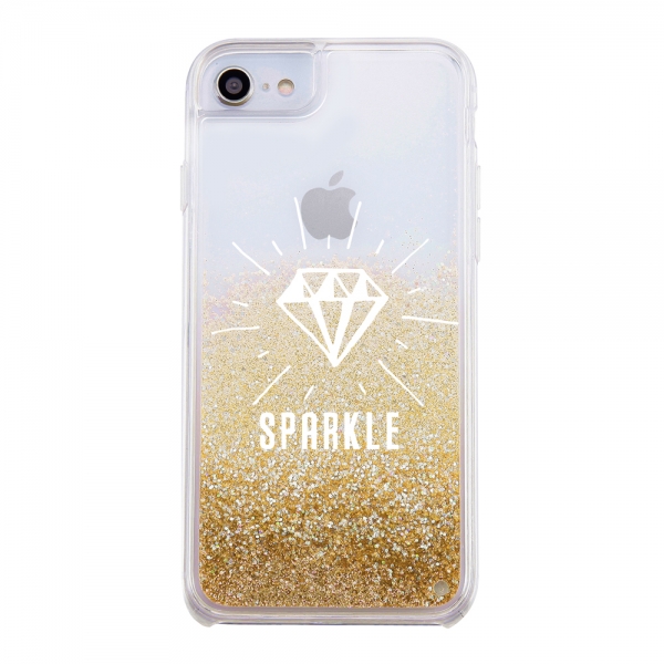 iPhone SE（第3・2世代）/8/7/6s/6グリッターケース ラメ Bambina vivace SPARKLE_ゴールド