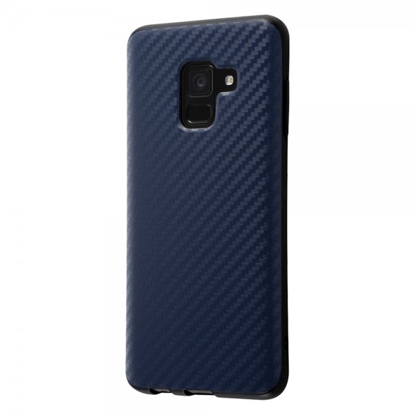 Galaxy Feel2TPUソフトケース  耐衝撃Light Carbon カーボンネイビー