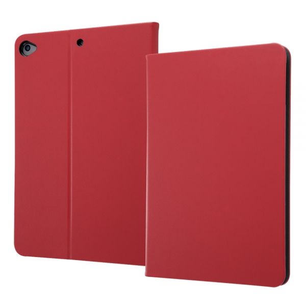 iPad mini 2019 7.9inch 第5世代 レザーケース スタンド機能付き/レッド