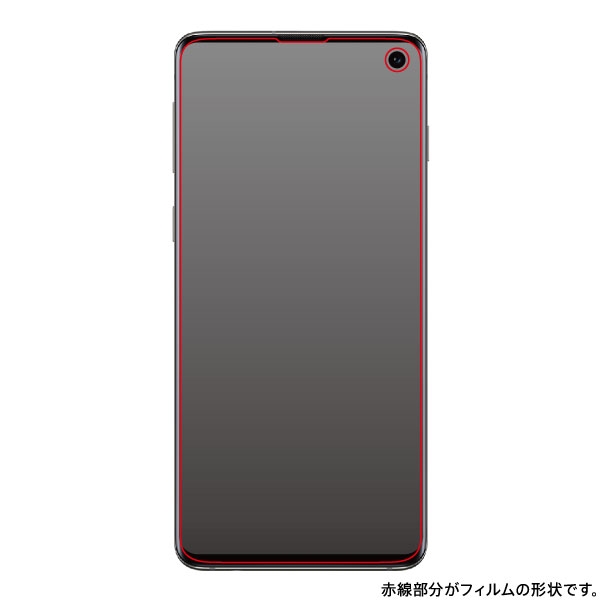 Galaxy S10フィルム TPU 光沢 フルカバー 衝撃吸収