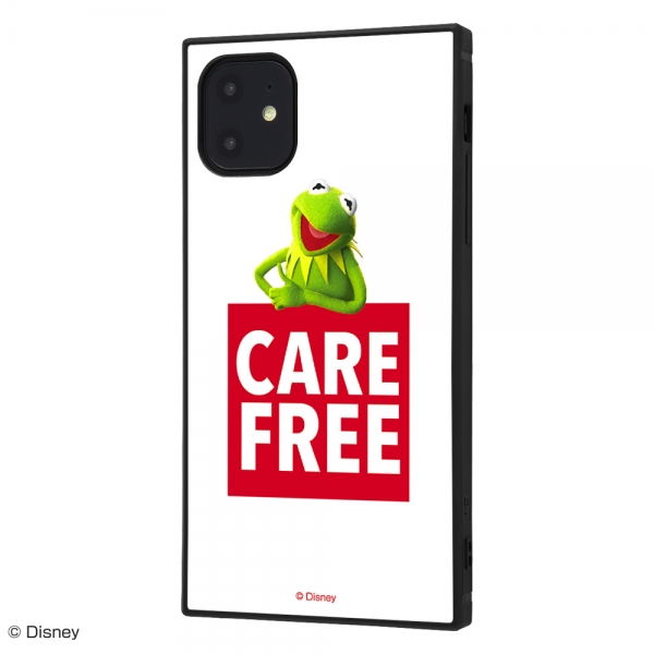 iPhone 11/XR 耐衝撃ハイブリッドケース KAKU  『カーミット/Care free』_1