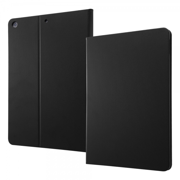 iPad 2021年モデル 10.2inch 第9世代 / iPad 2020年モデル 10.2inch 第8世代 / iPad 2019年モデル 10.2inch 第7世代レザーケース スタンド機能付き ブラック