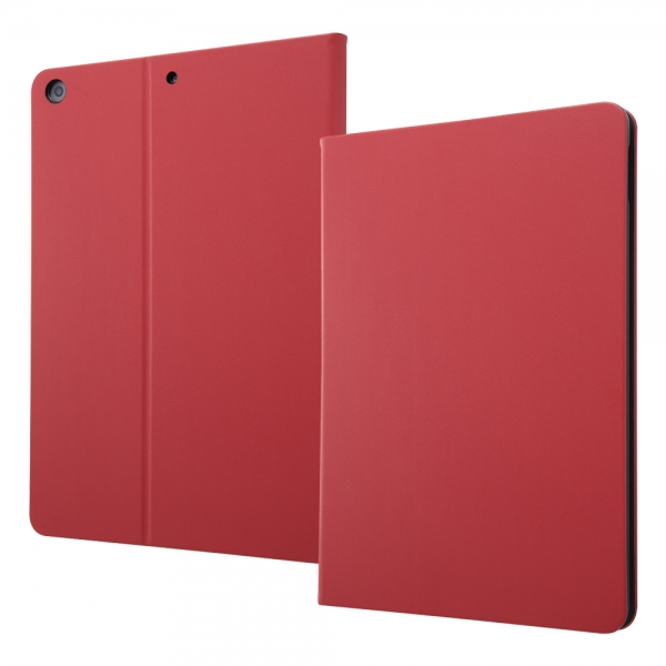 iPad 2021年モデル 10.2inch 第9世代 / iPad 2020年モデル 10.2inch 第8世代 / iPad 2019年モデル 10.2inch 第7世代レザーケース スタンド機能付き レッド