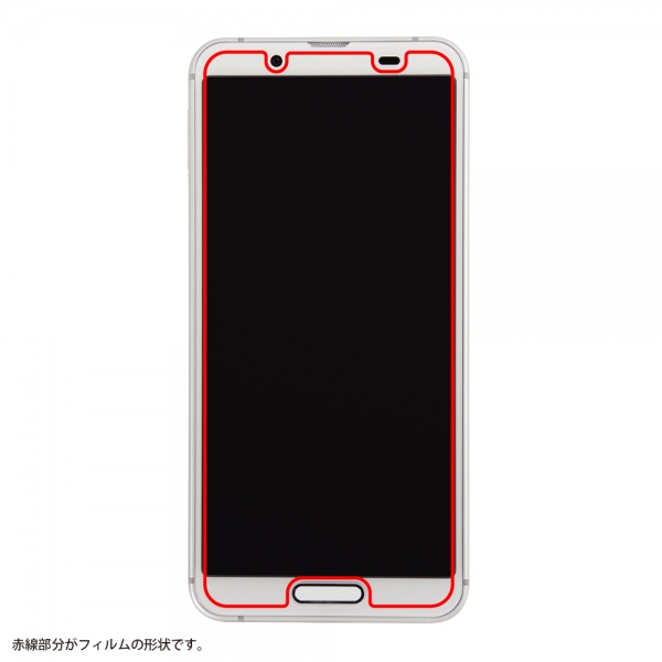 AQUOS sense3/sense3 liteフィルム TPU PET 反射防止 フルカバー