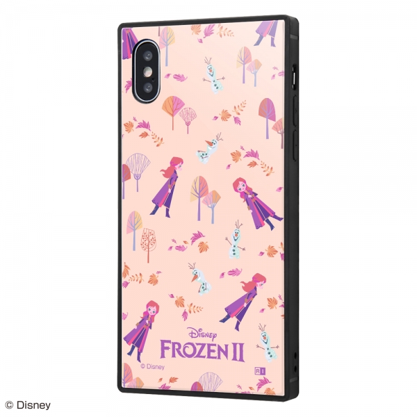 iPhone XS /iPhone  X 耐衝撃ケース KAKU トリプルハイブリッド 『アナと雪の女王2/総柄』_02