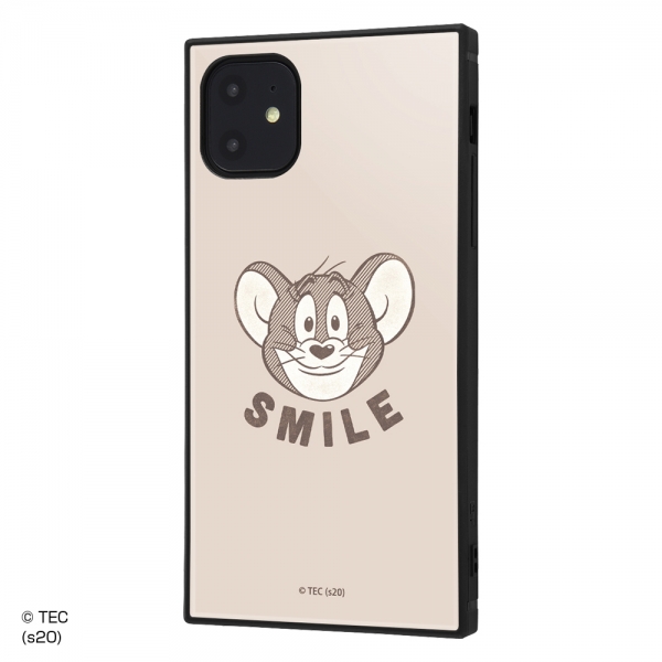 iPhone 11/XR 耐衝撃ハイブリッドケース KAKU トムとジェリー SMILE