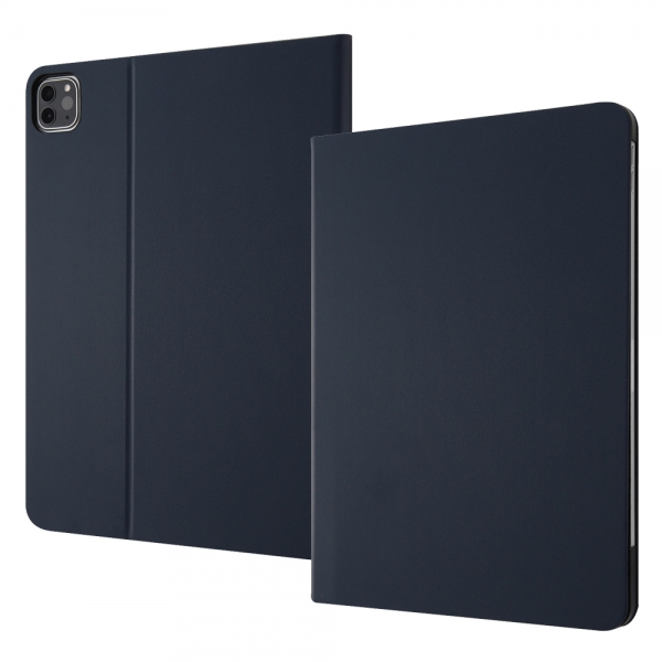iPad Pro 11inch 第3世代/ 第2世代 レザーケース スタンド機能付/ブラックレザーケース スタンド機能付 ダークネイビー