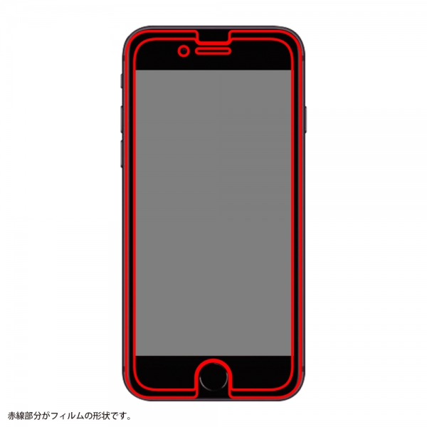iPhone SE（第3・2世代）/8/7/6s/6フィルム TPU PET 高光沢 フルカバー