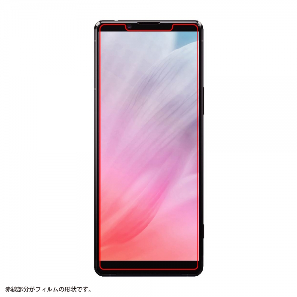 Xperia 1 IIガラスフィルム 防埃 10H 光沢 ソーダガラス