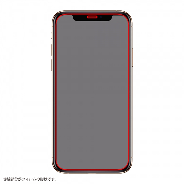 iPhone 2020 6.7inchガラスフィルム 防埃 10H ブルーライトカット レシーバーネット付