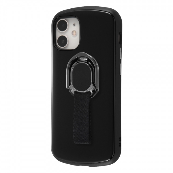 iPhone 12 mini 耐衝撃ケース ProCa+TailRing ブラック
