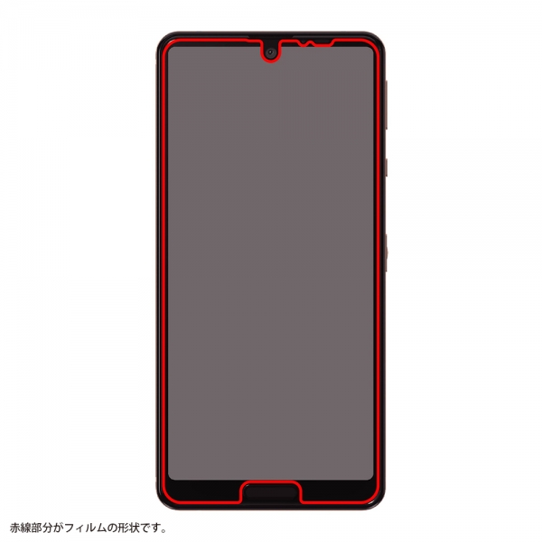 AQUOS sense4/sense4 lite/sense5Gフィルム TPU 光沢 フルカバー 衝撃吸収