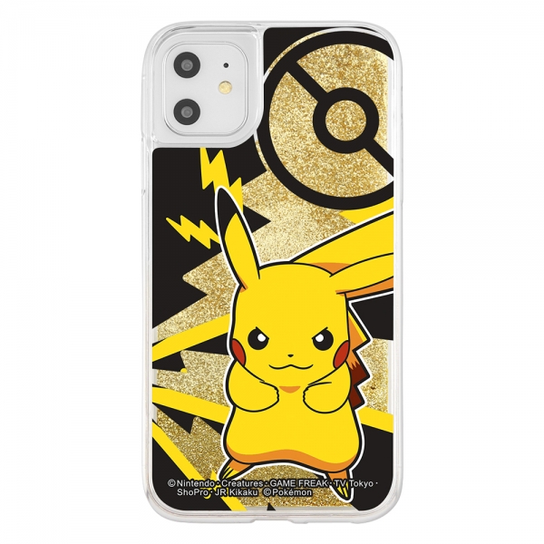 iPhone 11 /iPhone XRラメ グリッターケース ポケットモンスター / ピカチュウ