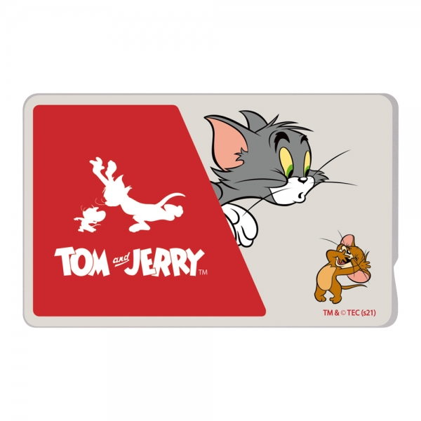 『トムとジェリー』/ICカードステッカー/トム_レッド