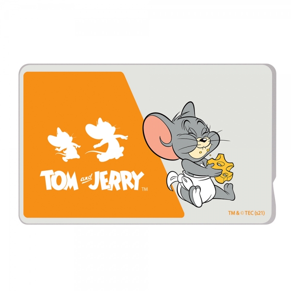 『トムとジェリー』/ICカードステッカー/タフィー_イエロー