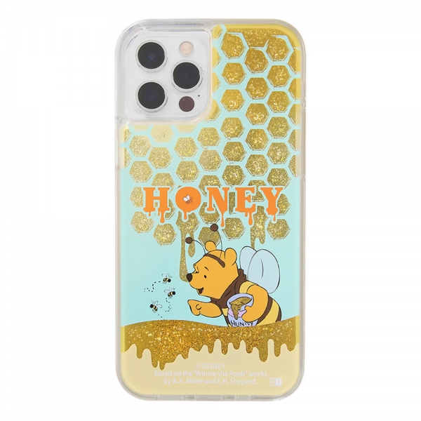 iPhone 12 / 12 Pro『ディズニーキャラクター』/ラメ グリッターケース/HONEY