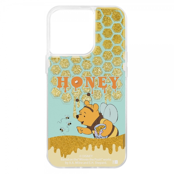 iPhone 13 Pro /『ディズニーキャラクター』/ラメ グリッターケース/HONEY