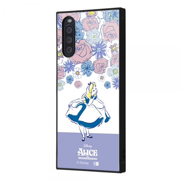 Xperia 10 III Lite / 10 III / 『ディズニーキャラクター』/耐衝撃ハイブリッドケース KAKU / アリス_フラワー