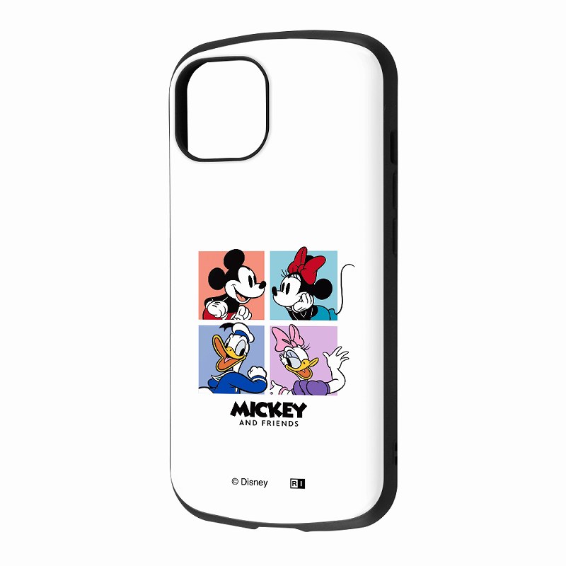 iPhone 14/ 13 『ディズニーキャラクター』/耐衝撃ケース MiA/ミッキー＆フレンズ