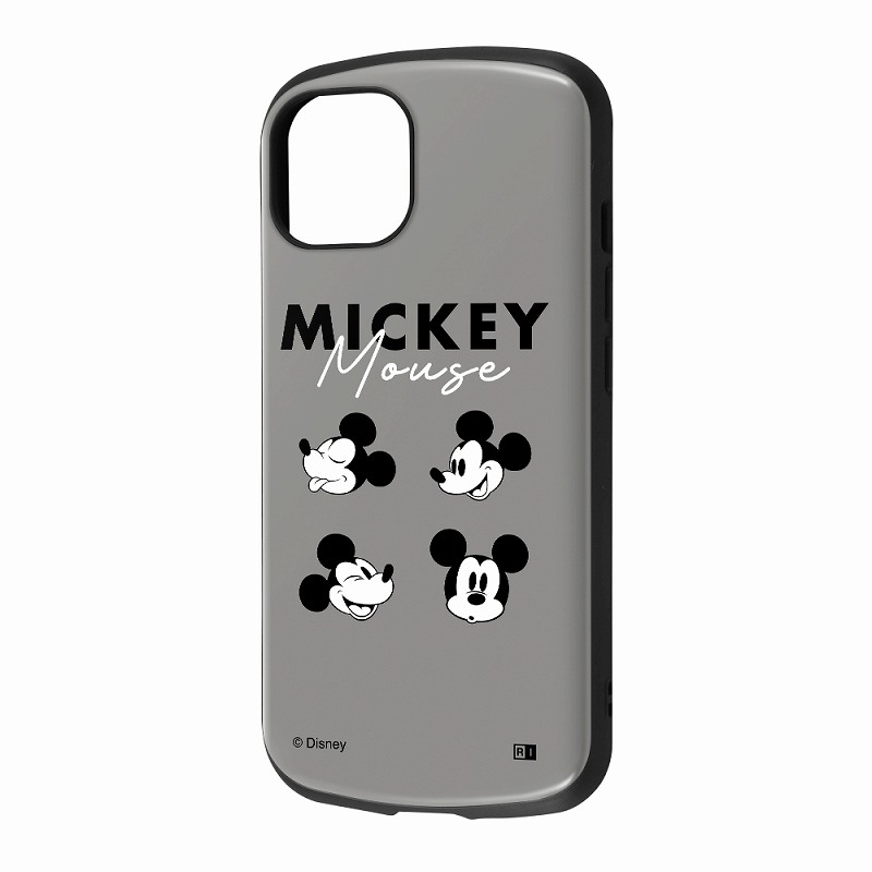 iPhone 14/ 13 『ディズニーキャラクター』/耐衝撃ケース MiA/ミッキーマウス_フェイス