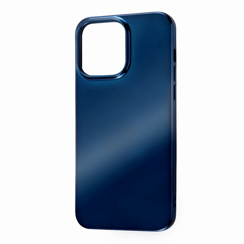 iPhone 14 Pro Max TPUソフトケース MIRROR/ブルー