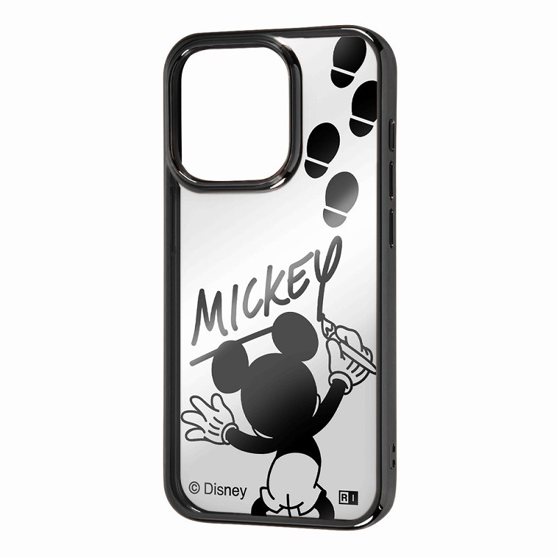 iPhone 14 Pro 『ディズニーキャラクター』/TPUソフトケース META/ミッキーマウスサイン_メタリック