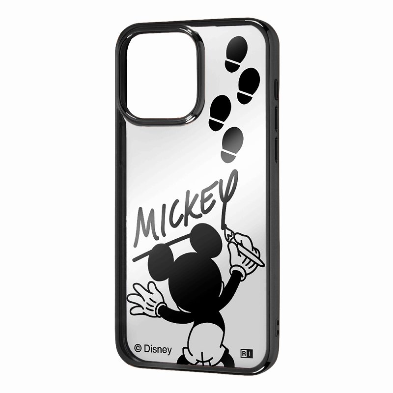 iPhone 14 Pro Max 『ディズニーキャラクター』/TPUソフトケース META/ミッキーマウスサイン_メタリック