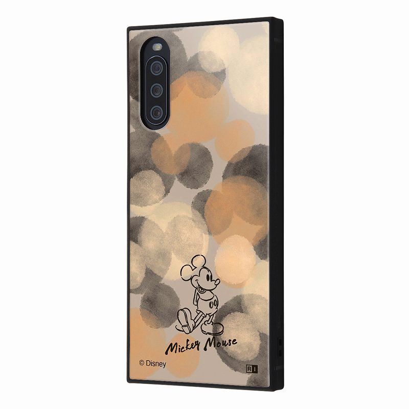 Xperia 10 III Lite / 10 III / 『ディズニーキャラクター』/耐衝撃ハイブリッドケース KAKU / OTONA_ミッキー水彩