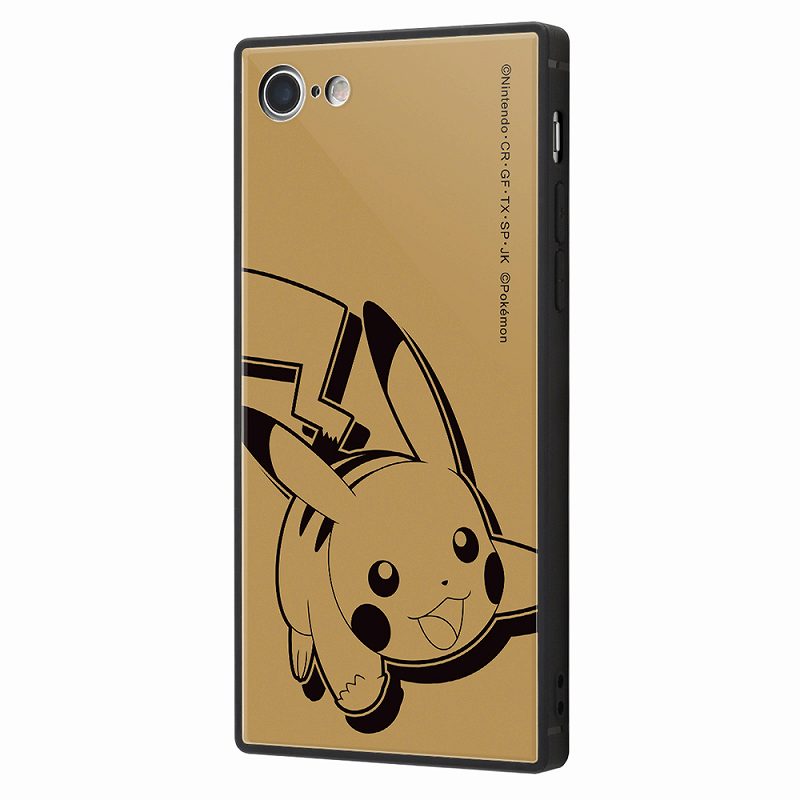 iPhone SE（第3世代）/ iPhone SE（第2世代）/ 8 / 7 / 『ポケットモンスター』/耐衝撃ケース KAKU トリプルハイブリッド / ピカチュウ_サトシ