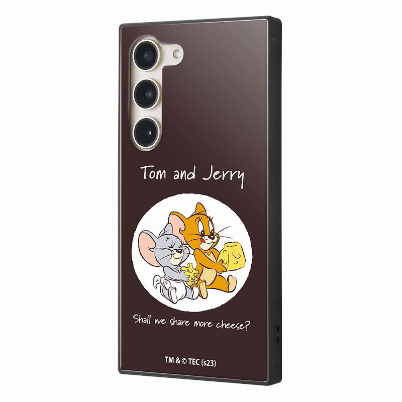 Galaxy S23 /『トムとジェリー』/耐衝撃ハイブリッドケース KAKU / ジェリーとタフィー_チーズ