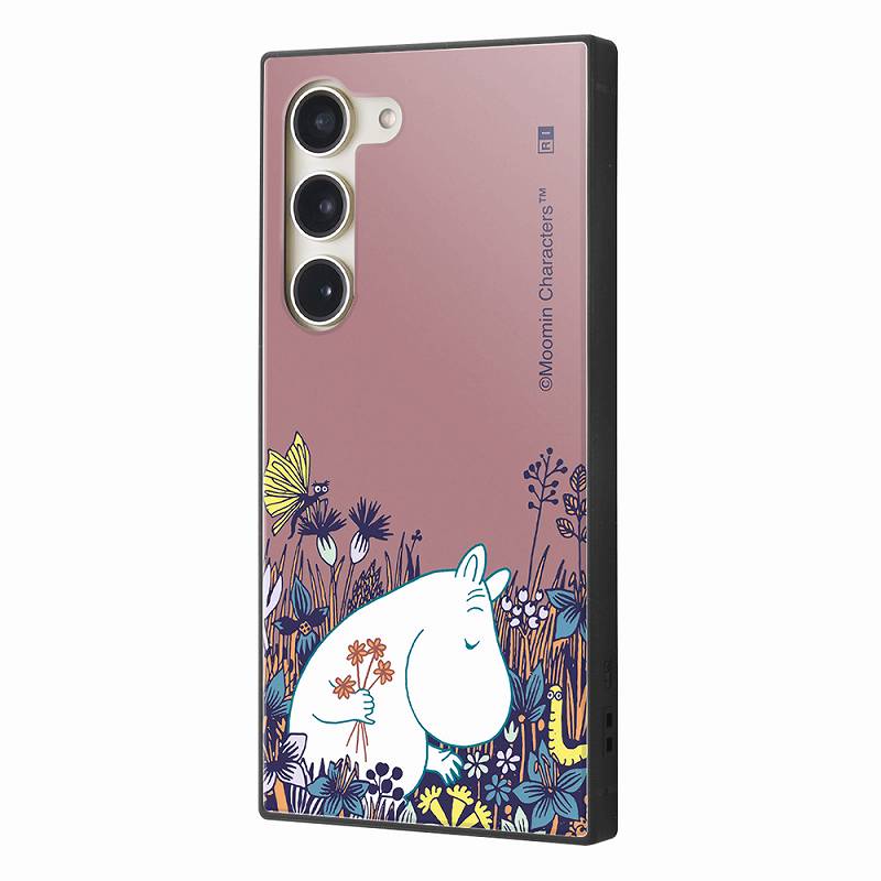 Galaxy S23 /『ムーミン』/耐衝撃ハイブリッドケース KAKU / ムーミンと花畑