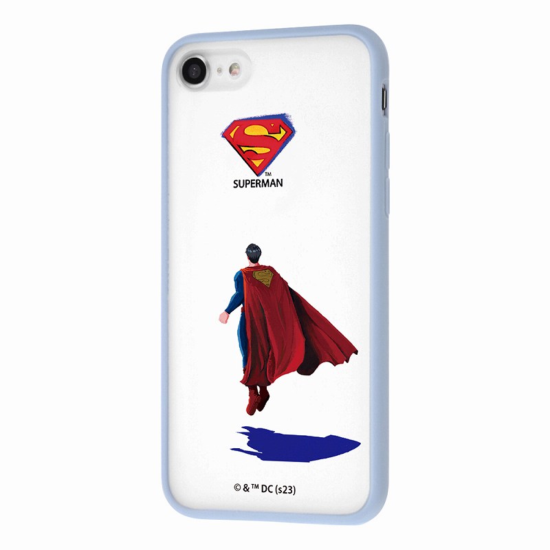 iPhone SE（第3世代）/ iPhone SE（第2世代）/ 8 / 7 / 『スーパーマン』/マットハイブリッドケース SHEER / スーパーマン_うしろ姿
