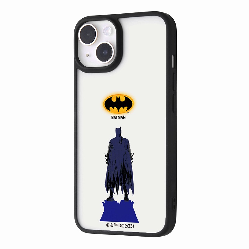 iPhone 14 / 13 / 『バットマン』/マットハイブリッドケース SHEER / バットマン_うしろ姿