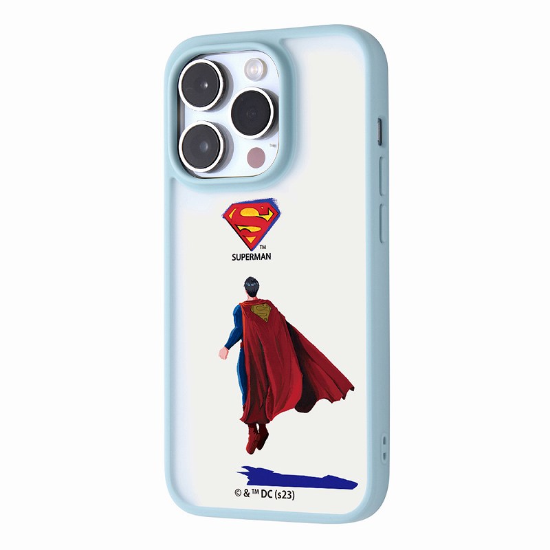 iPhone 14 Pro / 『スーパーマン』/マットハイブリッドケース SHEER / スーパーマン_うしろ姿