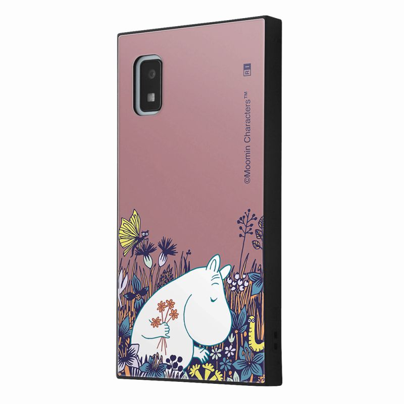 AQUOS wish3/ 『ムーミン』/耐衝撃ハイブリッドケース KAKU / ムーミンと花畑