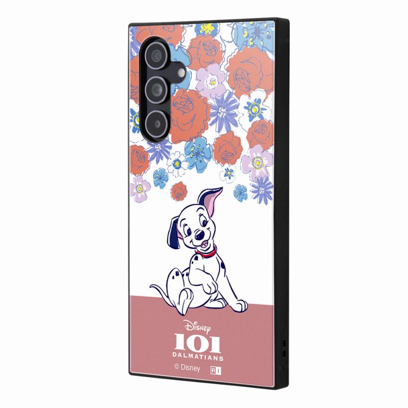 Galaxy A54 5G / 『ディズニーキャラクター』/耐衝撃ハイブリッドケース KAKU / 子犬_フラワー