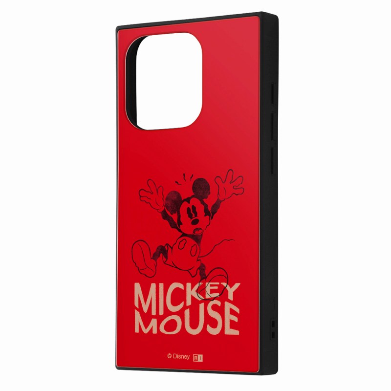 iPhone15Pro/ディズニー/ハイブリッドケースKAKU/ミッキーマウス_ドロップ