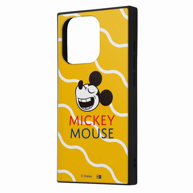 iPhone15Pro/ディズニー/ハイブリッドケースKAKU/ミッキーマウス_ウェーブ