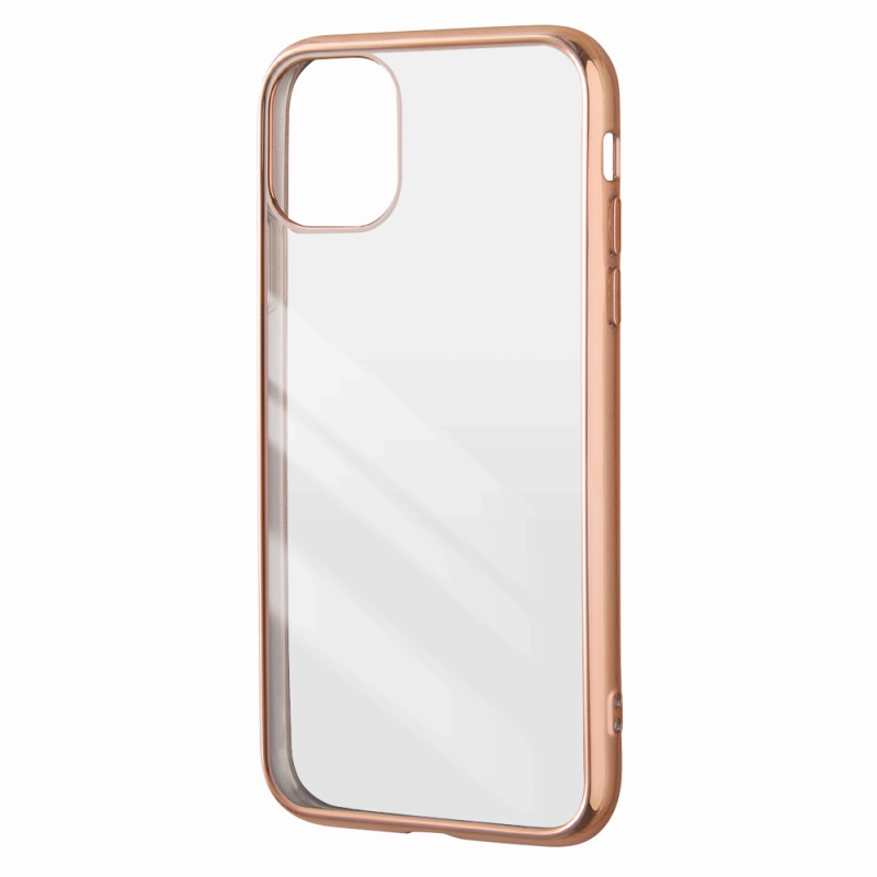 iPhone 11 / XR ハイブリッドケース META Cover/ピンクゴールド