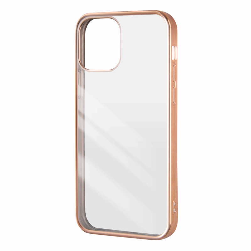 iPhone 12 / 12 Pro ハイブリッドケース META Cover/ピンクゴールド