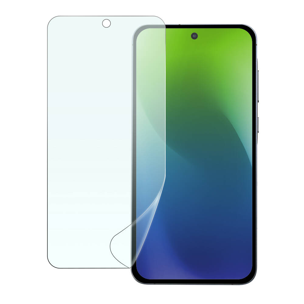 Galaxy A55 5G Like standard フィルム 衝撃吸収 ブルーライトカット 反射防止 抗菌・抗ウイルス 指紋認証対応