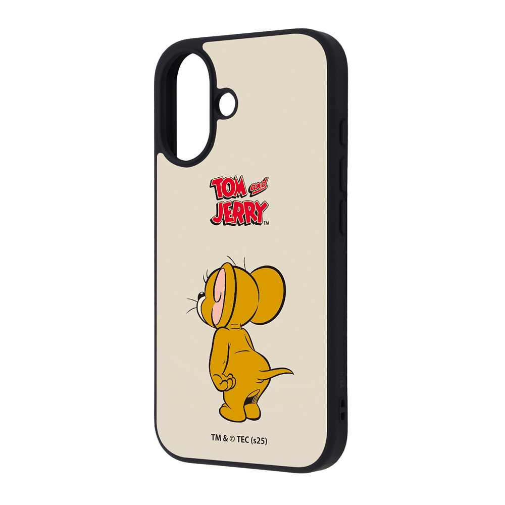 iPhone 16 トムとジェリー / maru 衝撃吸収 バンパー ハイブリッドケース/ジェリー_スタンダード2